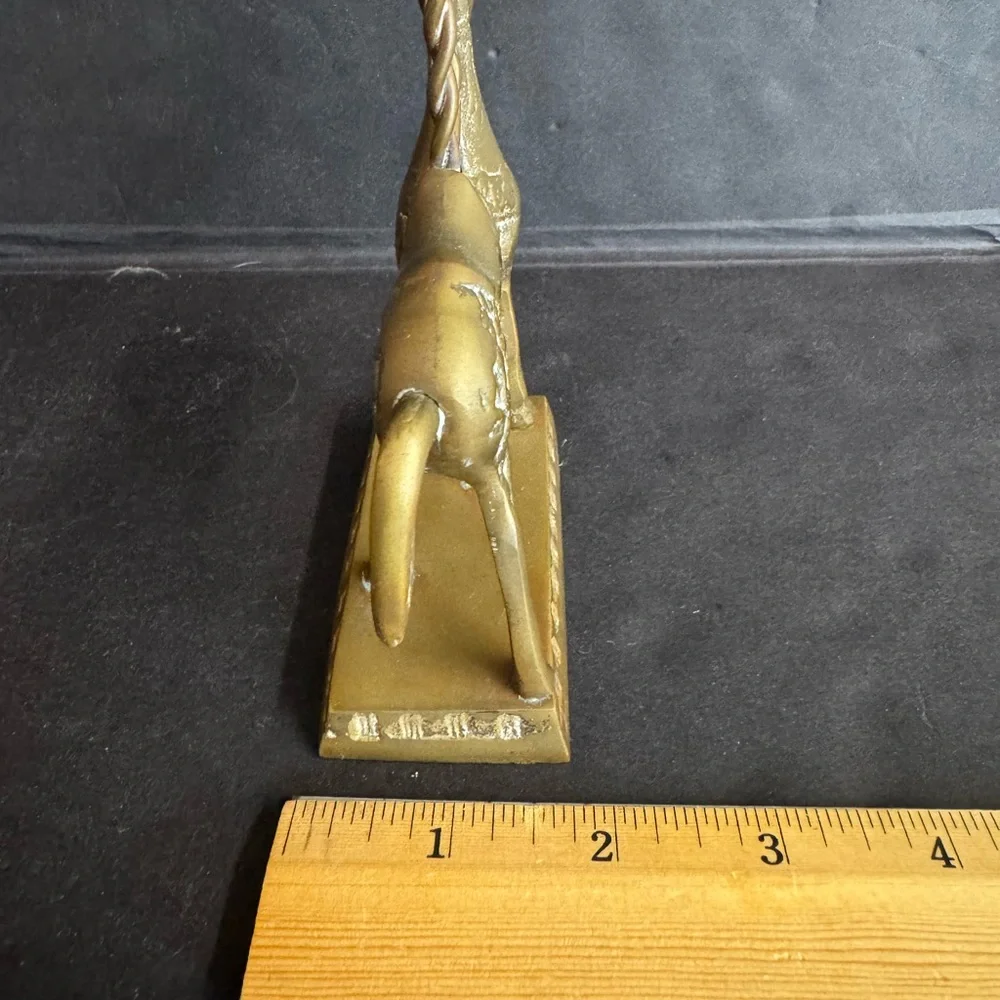 Vtg.Solid Brass Carousel horse with beautiful patina.Aged to perfection.Korea